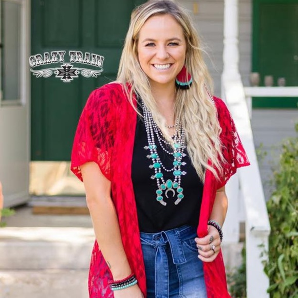 Albuquerque Kimono - Red - Picture 3 of 3